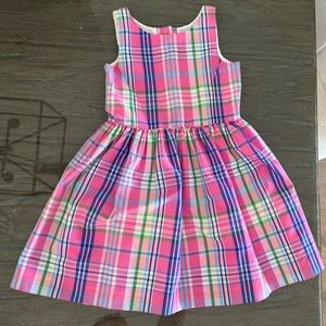 VGUC Polo Ralph Lauren plaid taffeta dress